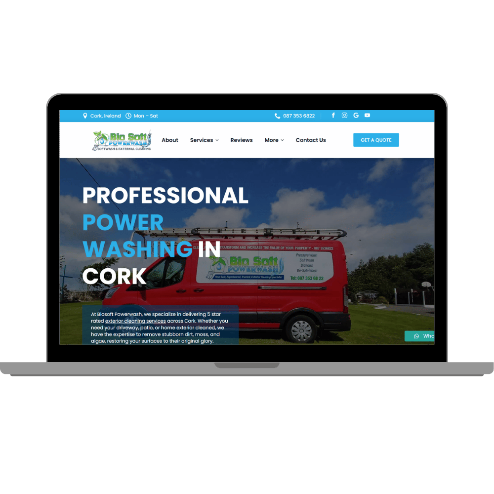 Biosoft Power Wash Website