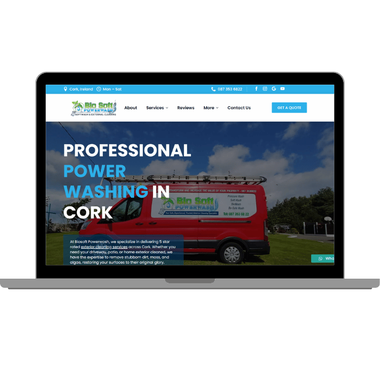 Biosoft Power Wash Website